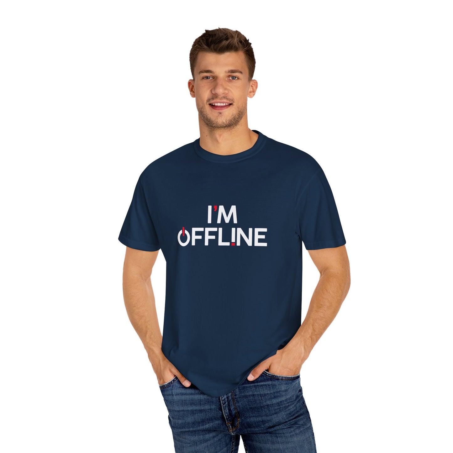 I'm Offline Statement Tee, Relaxed Graphic Shirt