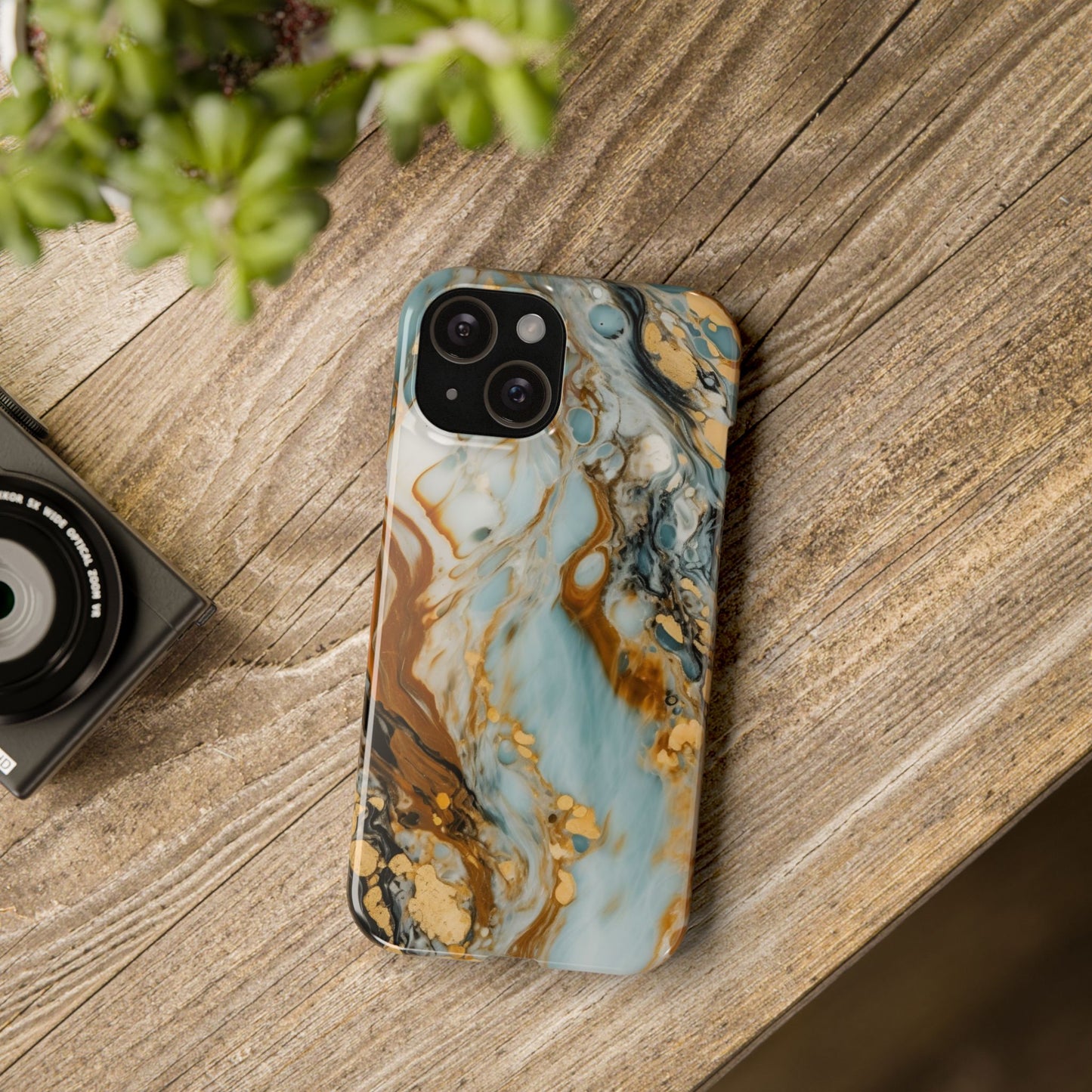 Elegant Marble Slim iPhone Case