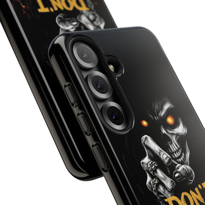 Skull Samsung Tough Cases, Don't Touch My Phone Cover,