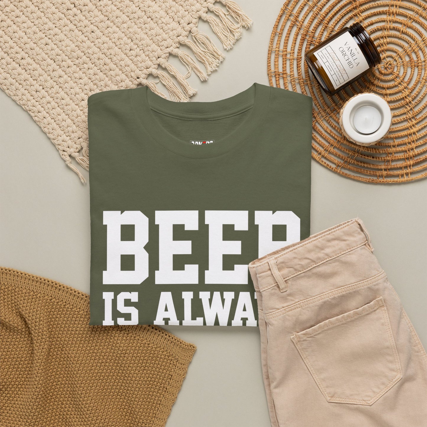 Beer is Always a Good Idea Unisex Heavy Cotton Tee