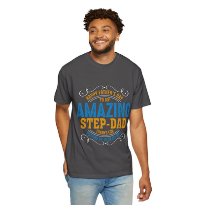 Father's Day Gift T-Shirt for Amazing Step-Dad