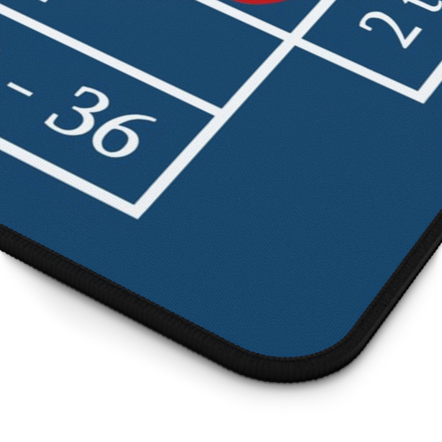 2 in 1 Casino  Desk Mat - American Roulette Gaming Accessory