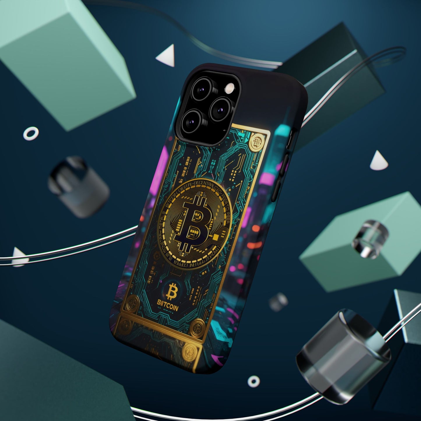 Bitcoin Magnetic Phone Case, Unique Phone Cover