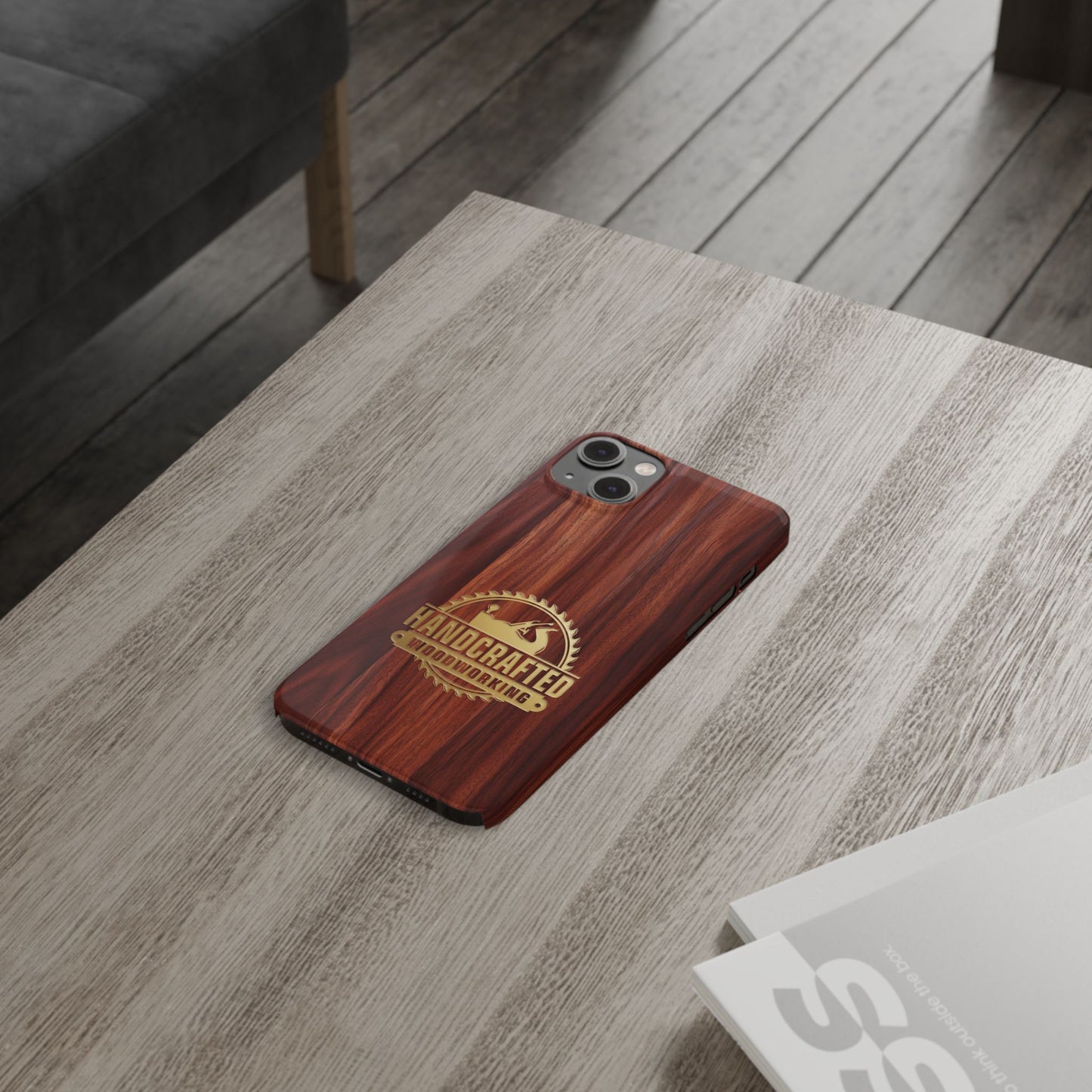 Woodworking Logo Slim Cases, iPhone