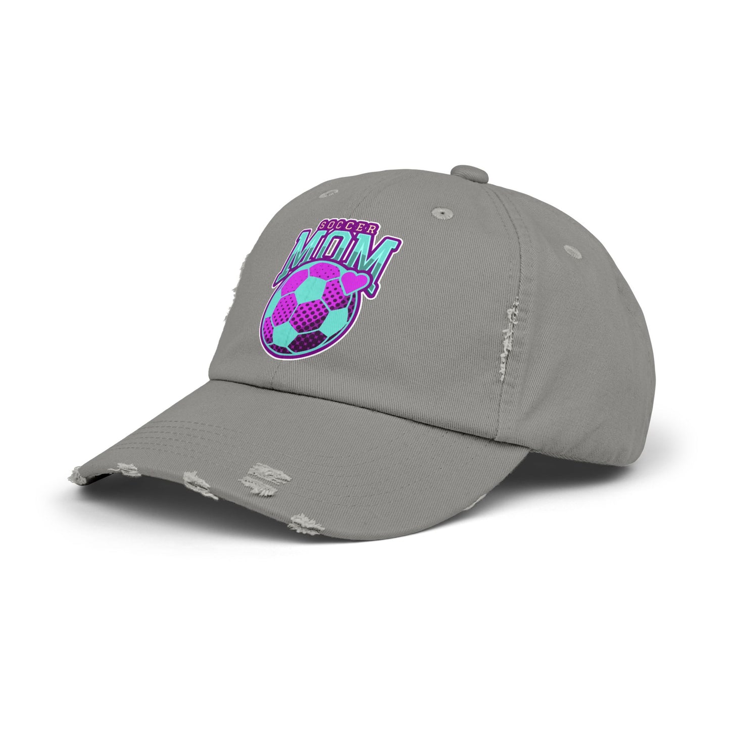 Soccer Mom Unisex Distressed Cap