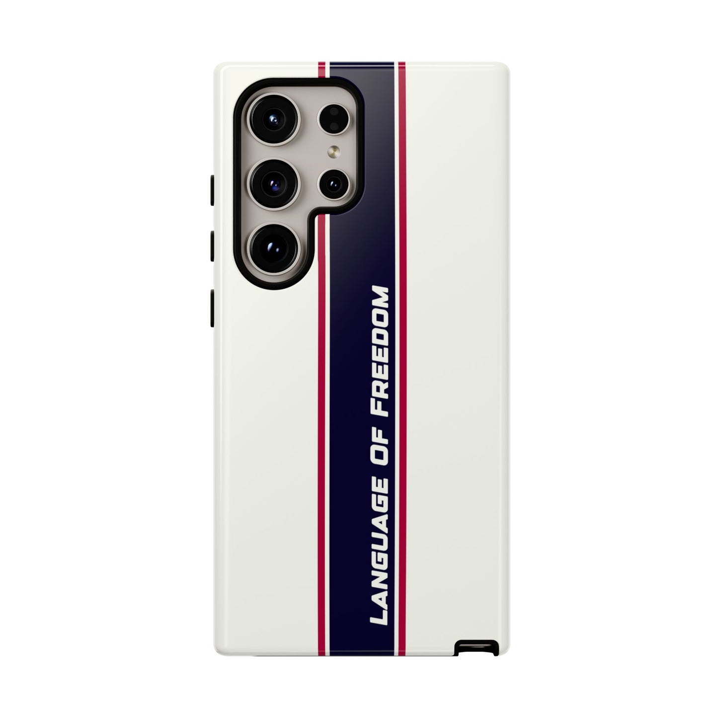 Language of Freedom Tough Case – Minimalist Design