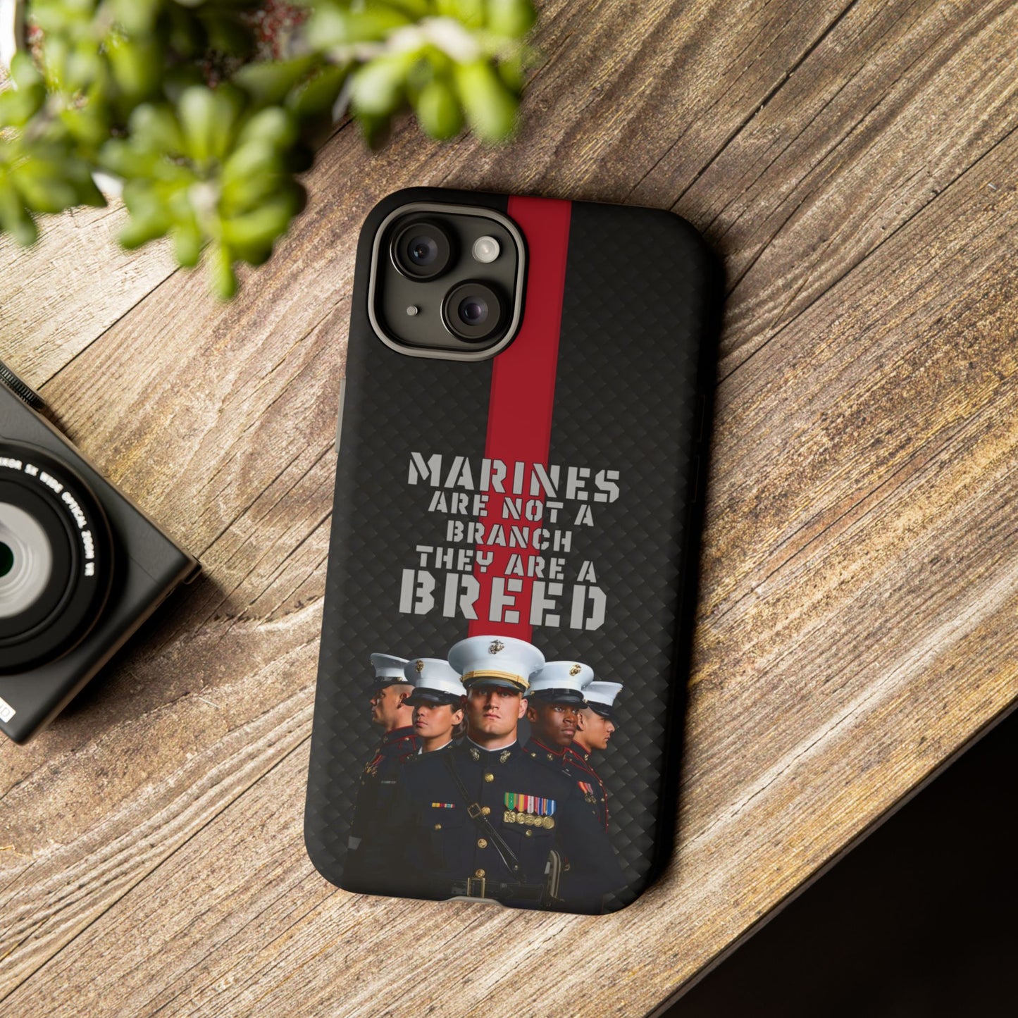 Marine Corps Tough iPhone Case - Proud Military Supporter