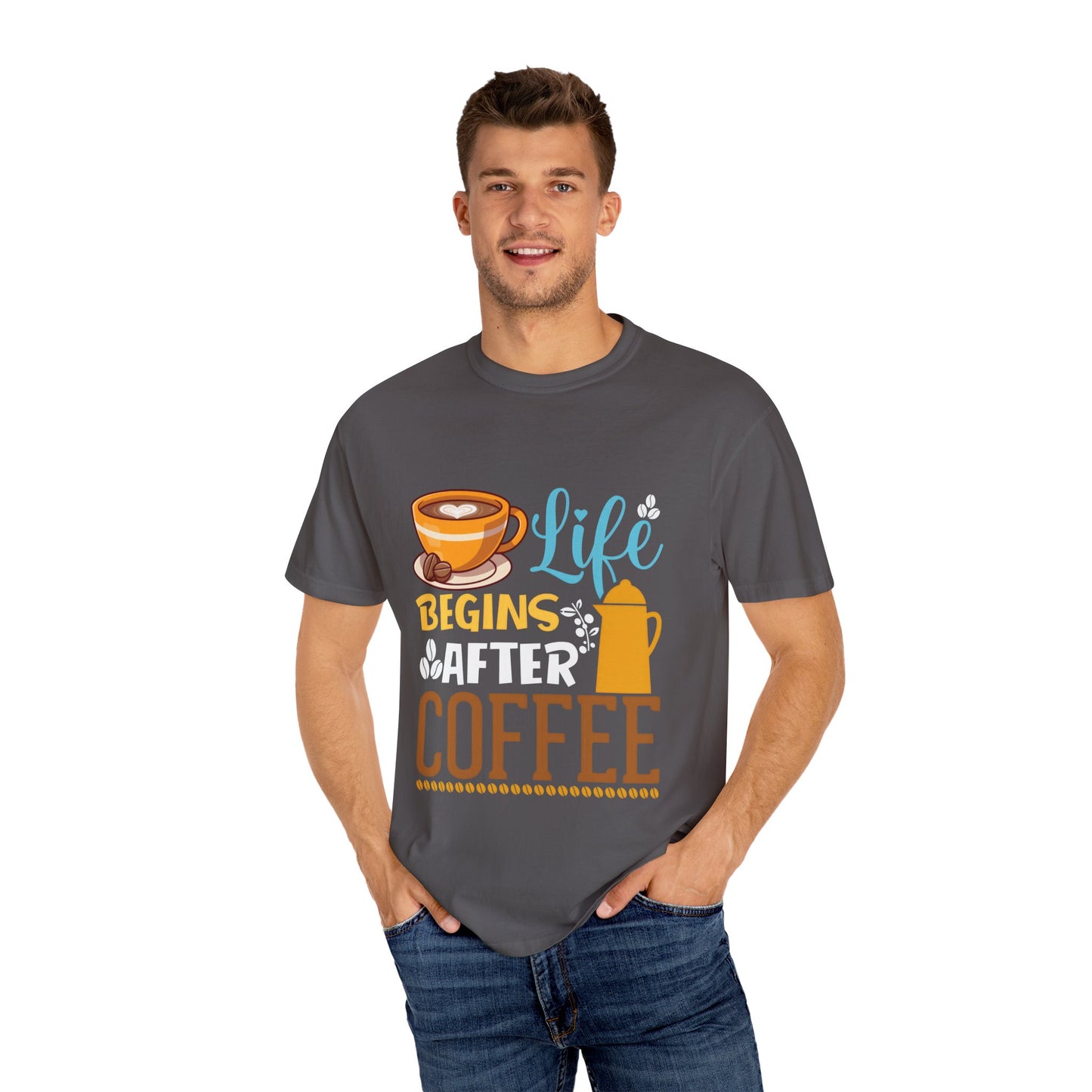 Unisex Life Begins After Coffee T-Shirt - Perfect for Coffee Lovers