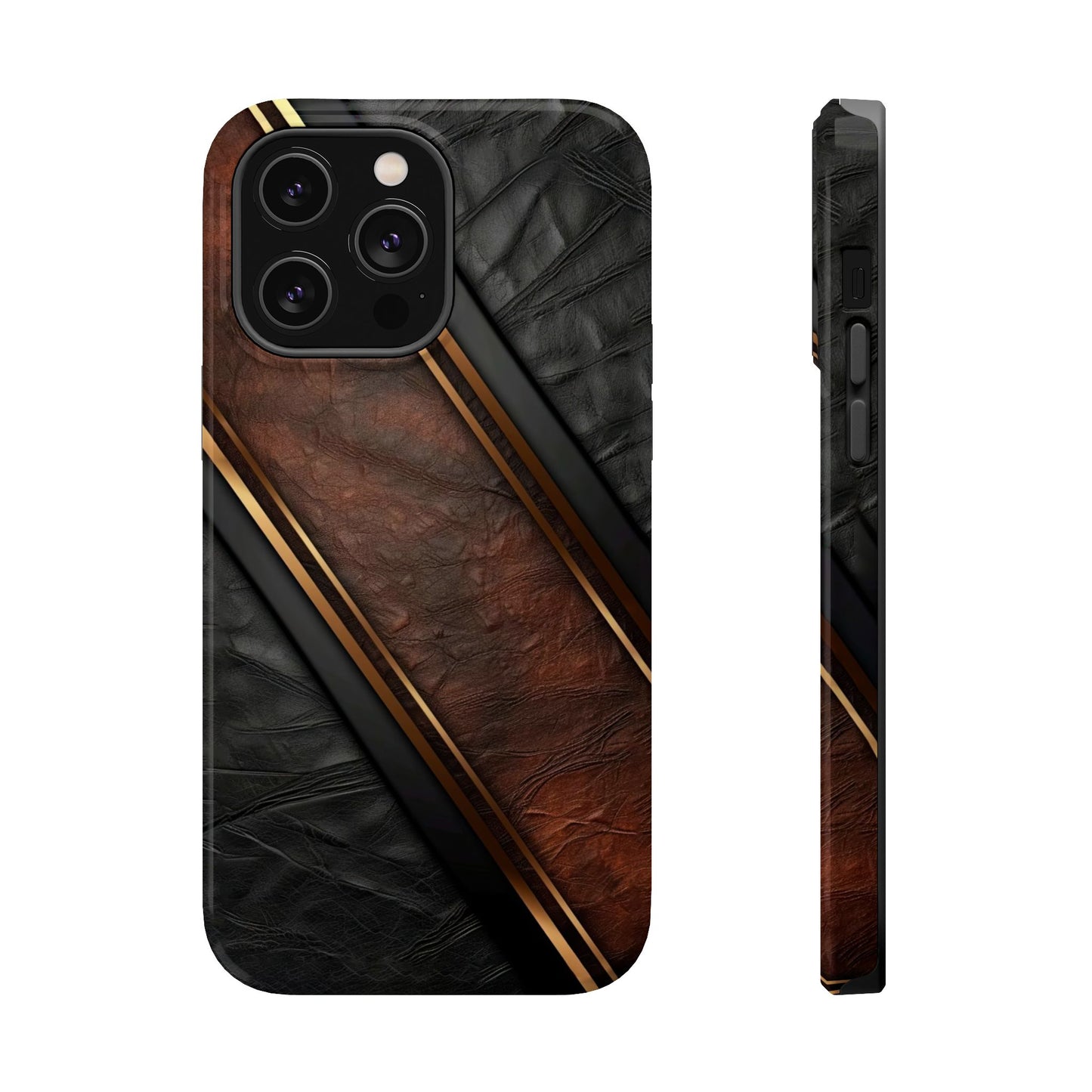 Stylish Leather Texture Magnetic Tough Cases