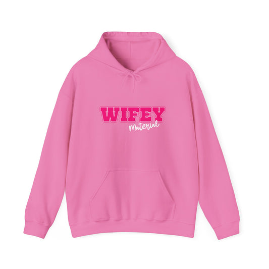 Wifey Material Hooded Sweatshirt