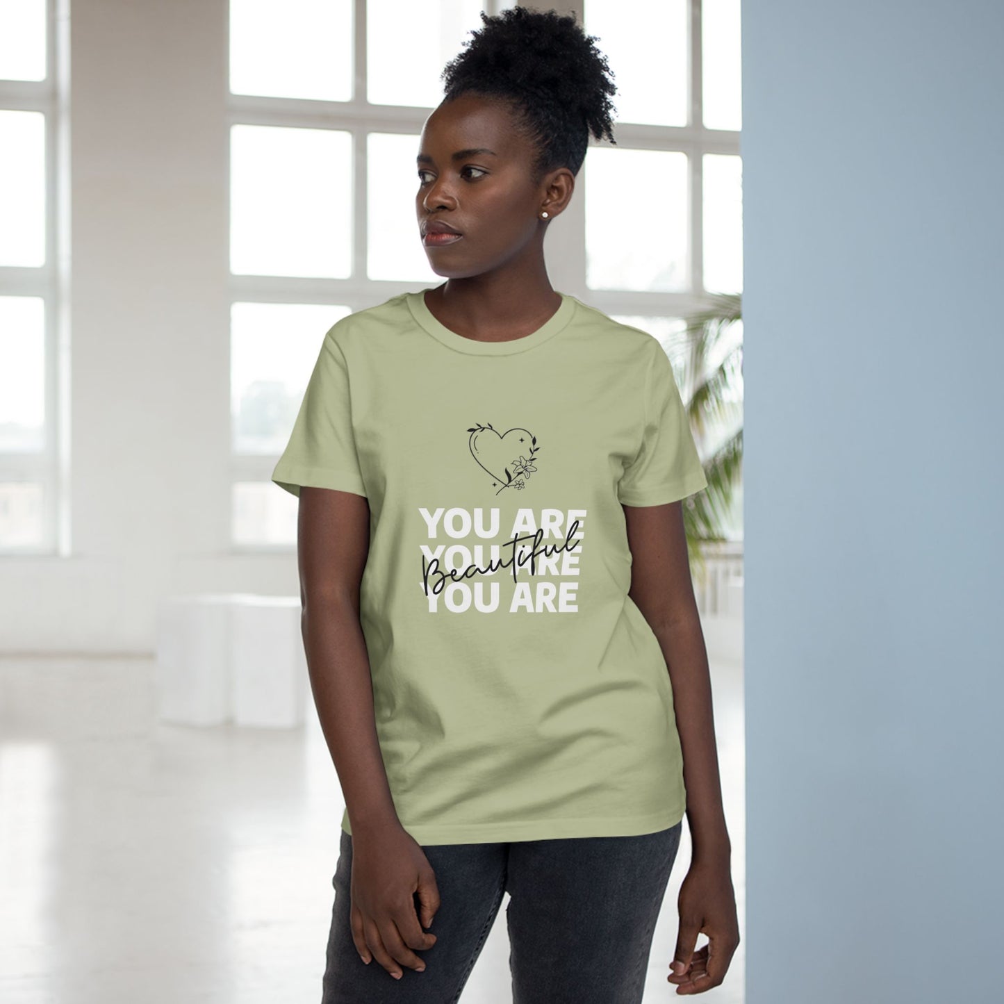 You Are Beautiful Women’s Maple Tee