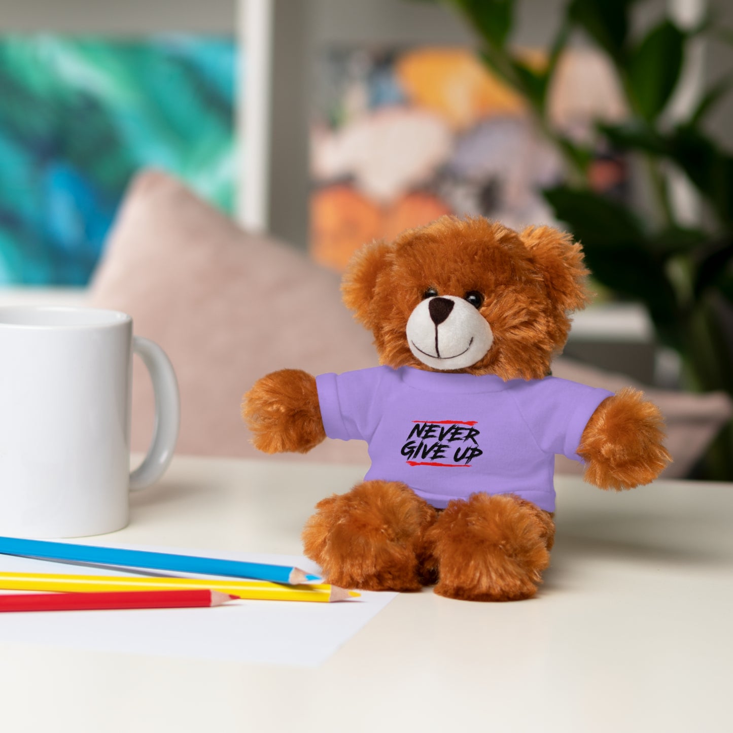 Motivation Stuffed Animal, Plush Inspirational Gift