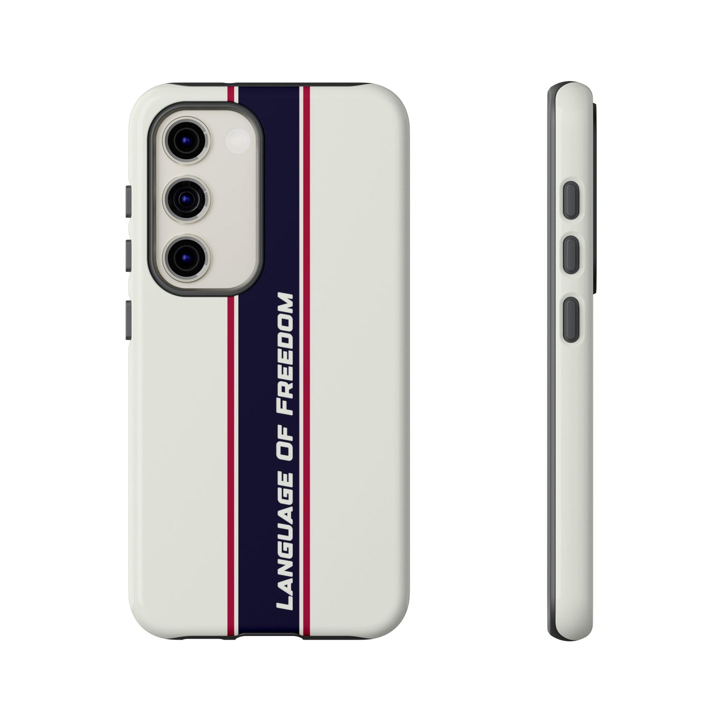 Language of Freedom Tough Case – Minimalist Design