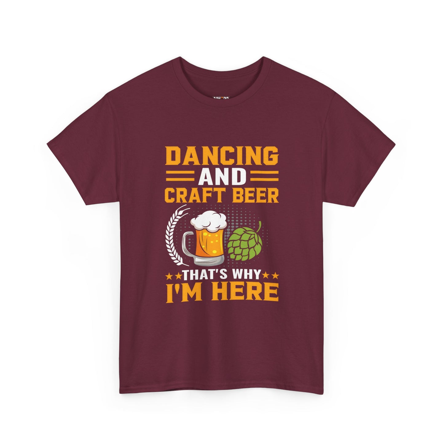 Funny Beer Slogan Tee, Dancing and Beer
