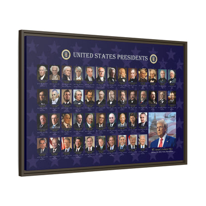 Presidential Portraits Canvas Art Print / Framed