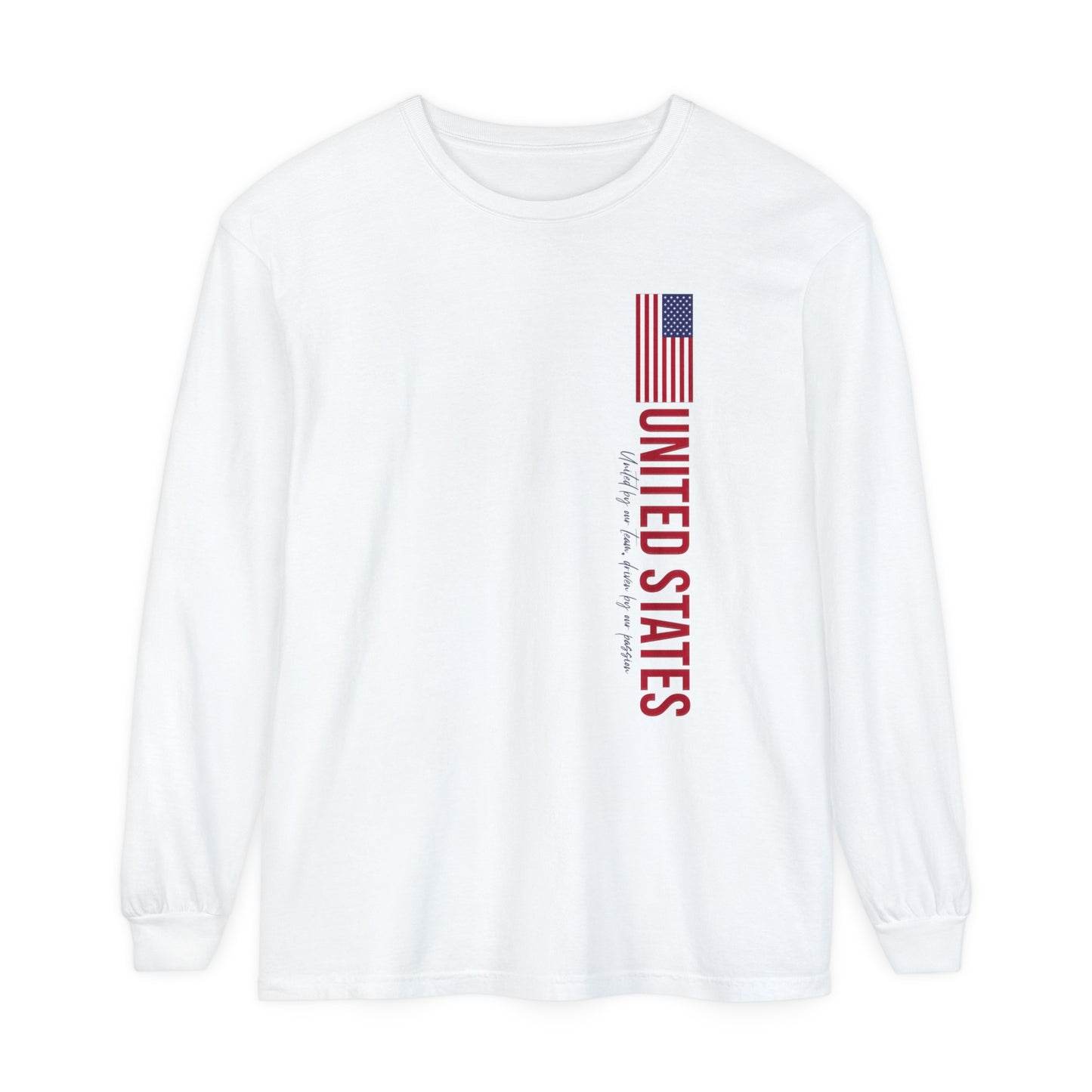 Patriotic Long Sleeve T-Shirt - One Nation, One Dream