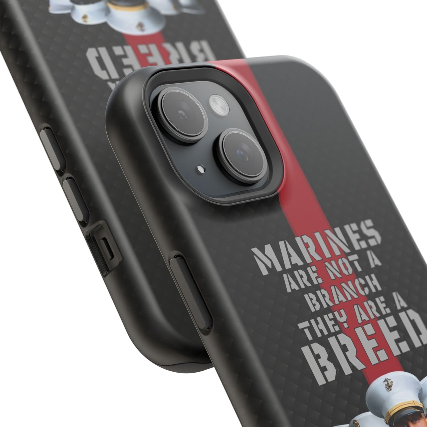 Marines Magnetic Tough Case - "Not a Branch, a Breed" Military iPhone Cover