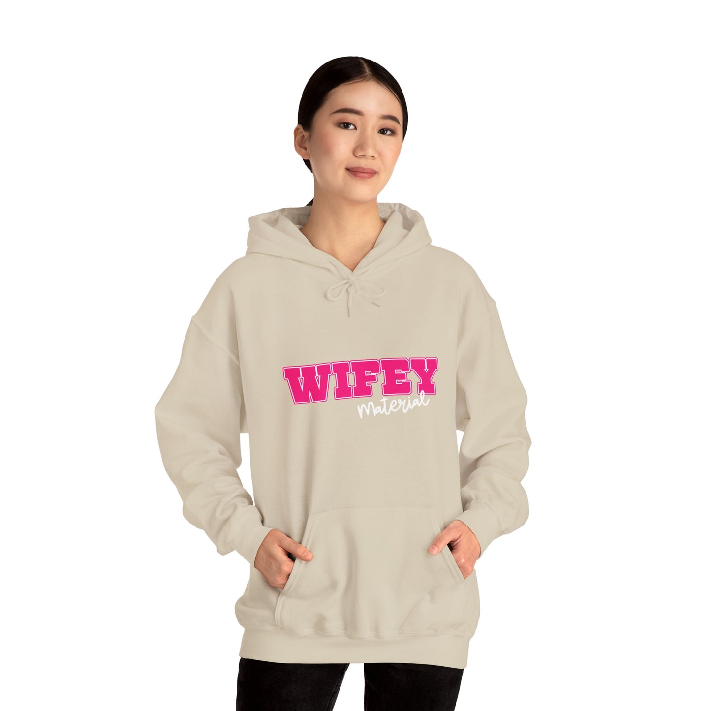 Wifey Material Unisex Heavy Blend™ Hooded Sweatshirt