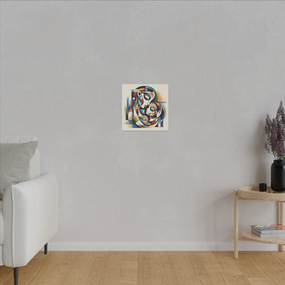 Motherhood in Shapes - Canvas Print