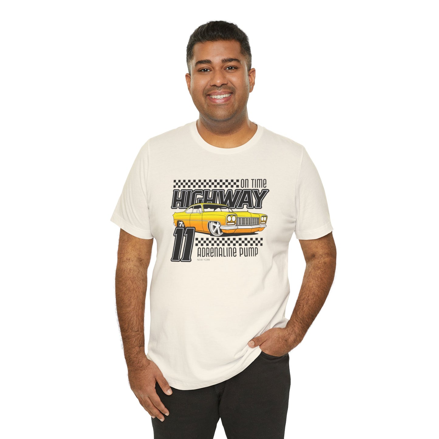 On Time Highway Adrenaline Pump Unisex Jersey Short Sleeve Tee