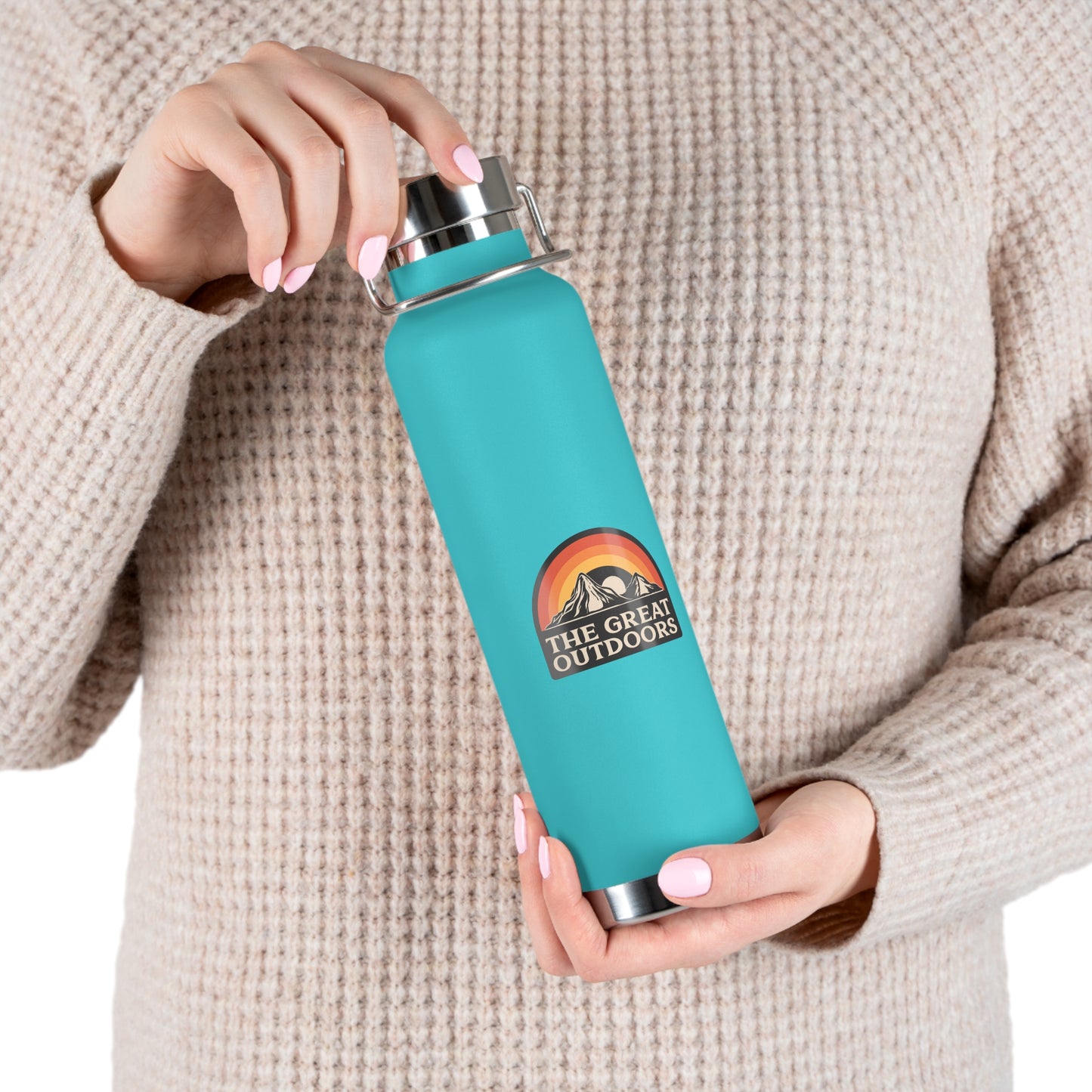 The Great Outdoors Copper Vacuum Insulated Bottle, 22oz