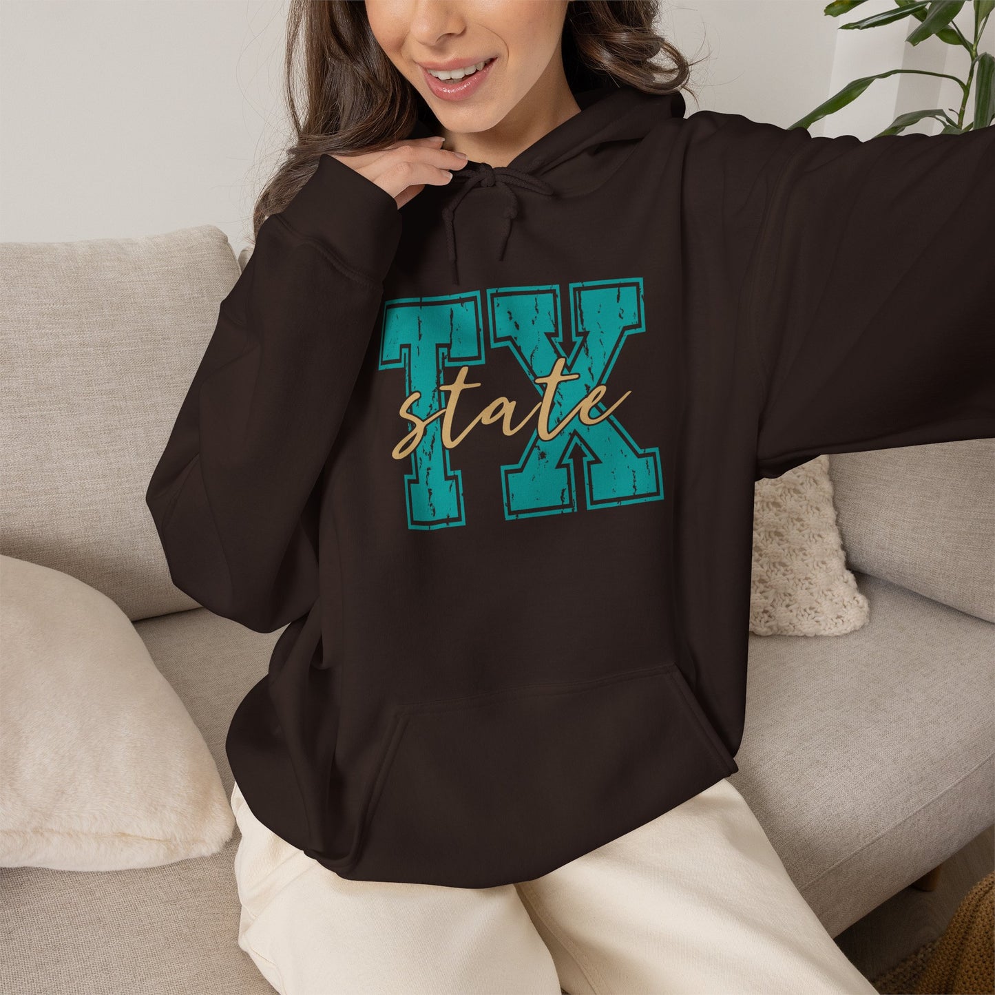 TX State Hooded Sweatshirt