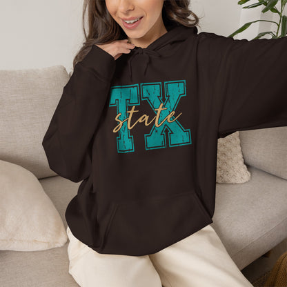 TX State Hooded Sweatshirt