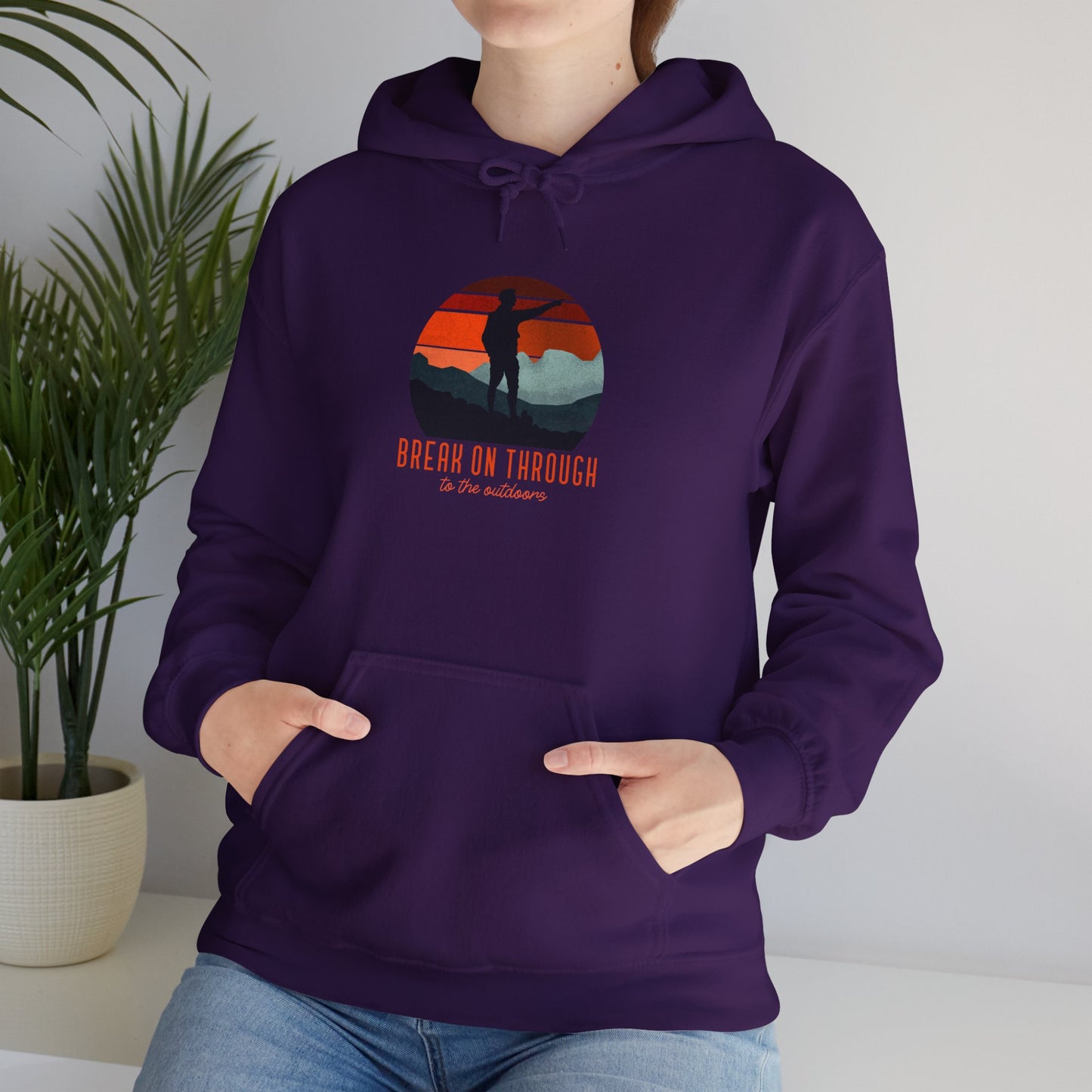 Break On Through Unisex Heavy Blend™ Hooded Sweatshirt