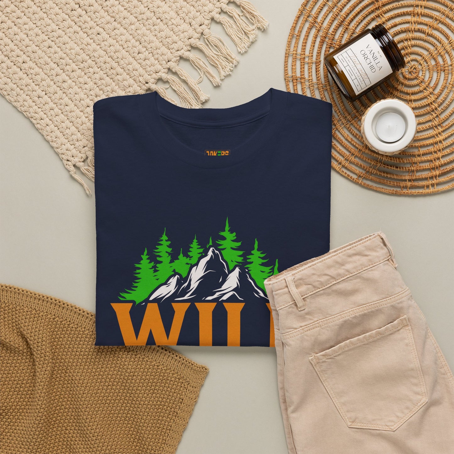 Wild and Free Unisex Heavy Cotton Tee - Perfect for Adventure Lovers