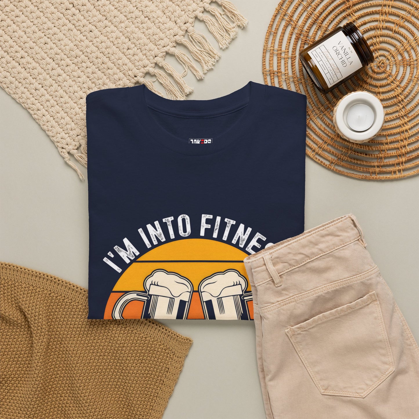 I'm Into Fitness - Funny Beer Slogan Tee