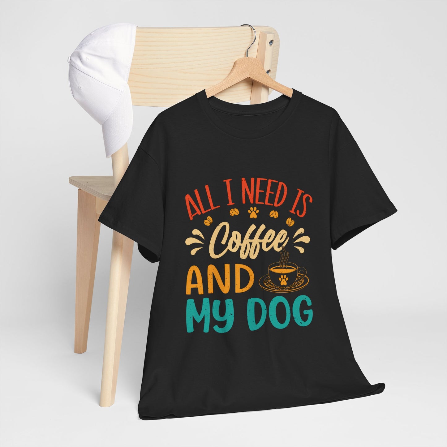 Coffee and Dog Lover Unisex Tee - Perfect Gift for Pet Owners