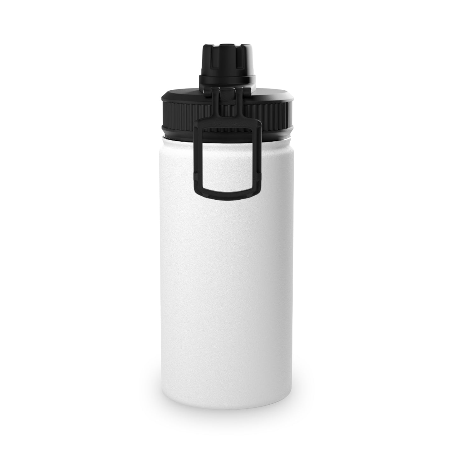 Yesterday Now Tomorrow Stainless Steel Water Bottle, Sports Lid