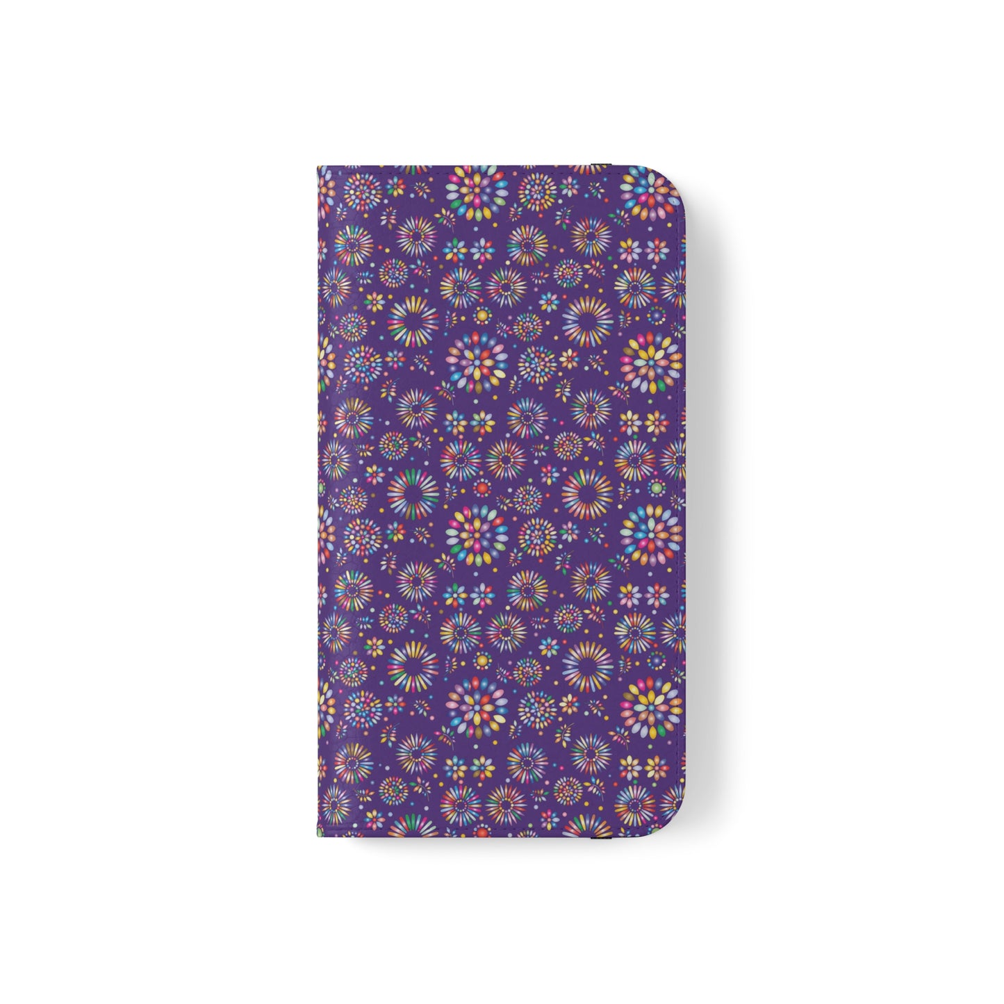 Vibrant Vibes Flip Cases / Purple