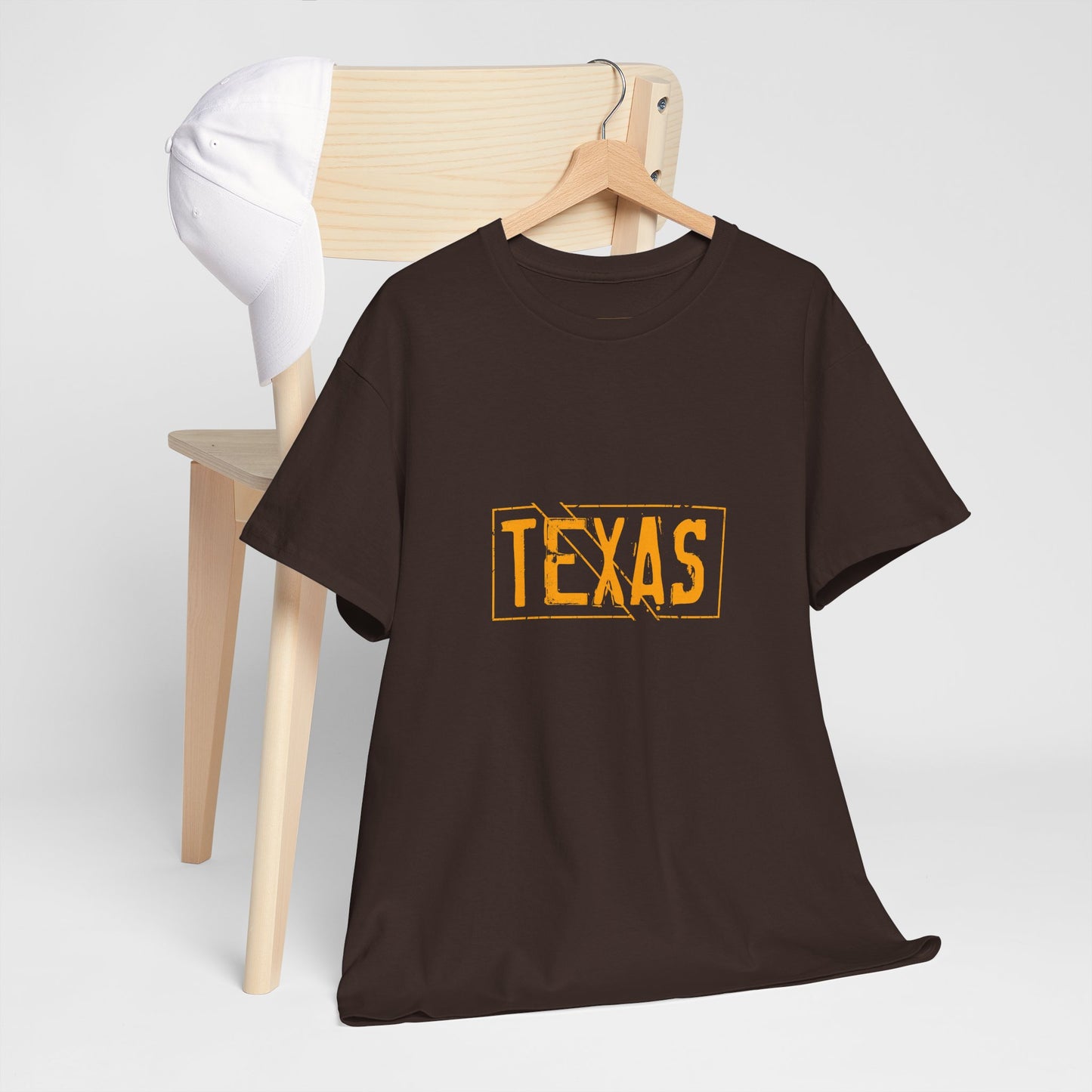 Texas Pride Unisex Heavy Cotton Tee - Casual Black T-Shirt for Texans
