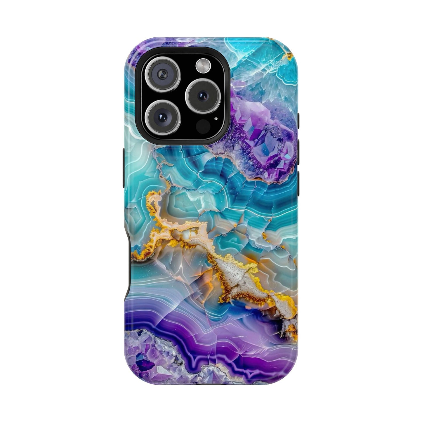 Blue Agate Magnetic Phone Case