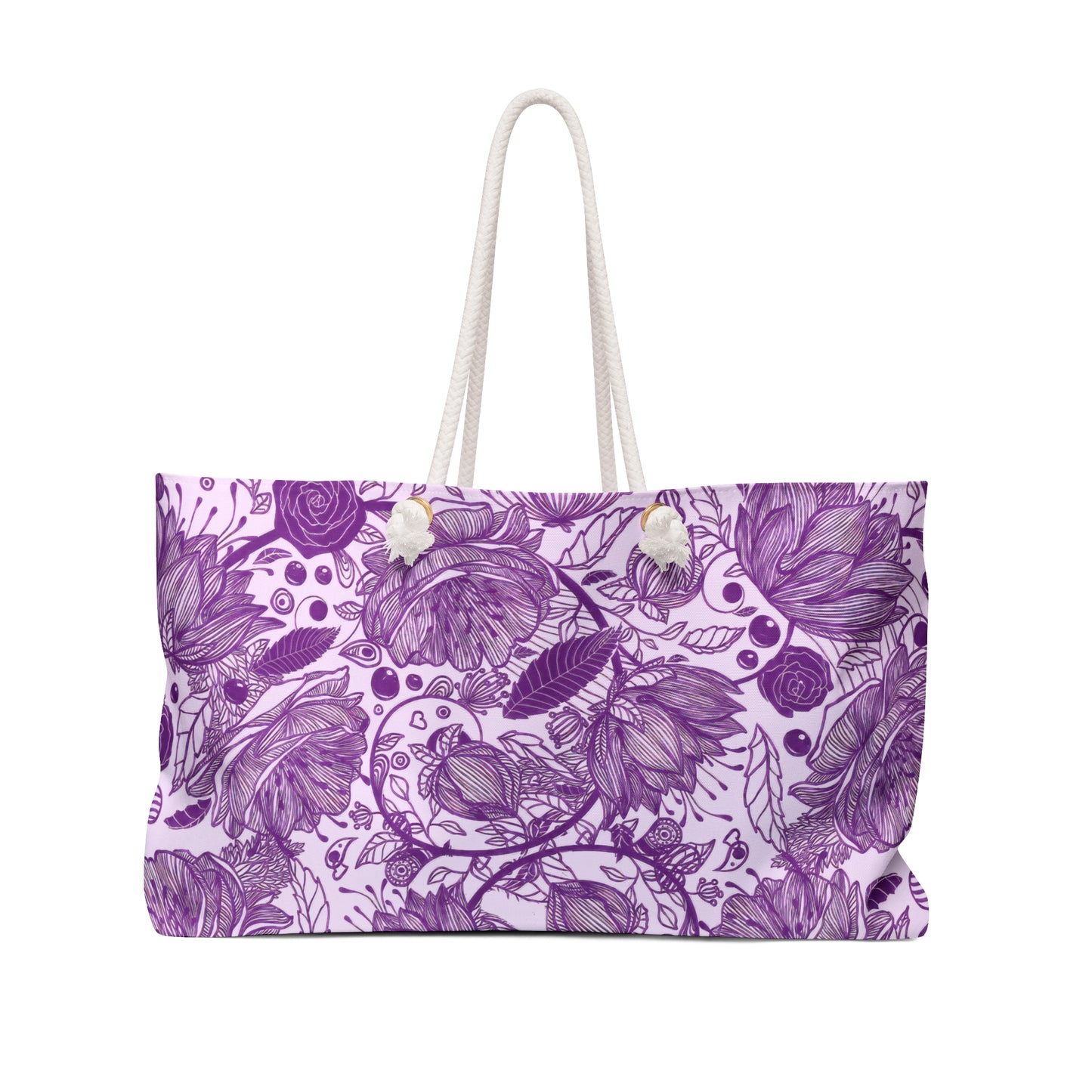 Graphical Garden: Purple Edition Weekender Bag