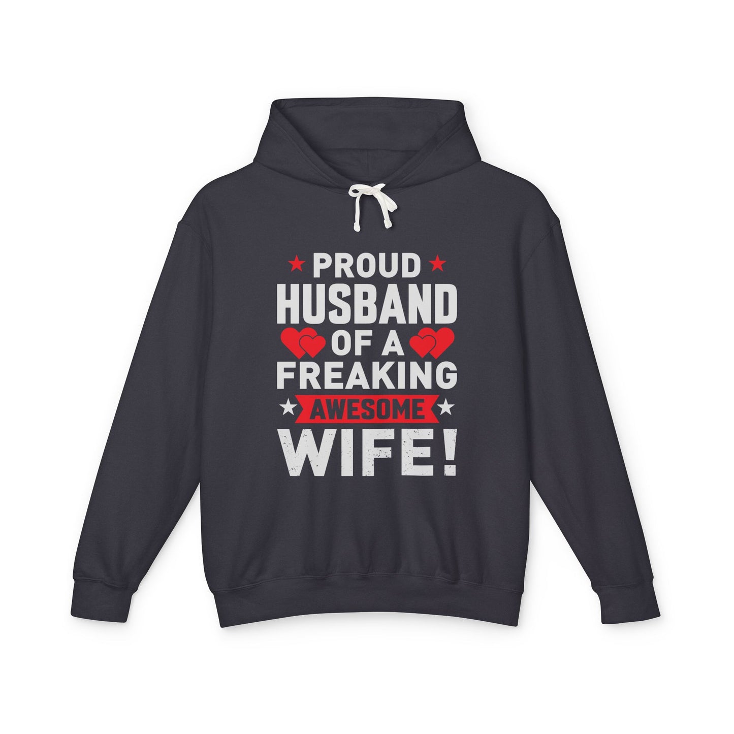Proud Husband Hooded Sweatshirt for Men