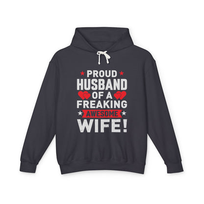 Proud Husband Hooded Sweatshirt for Men