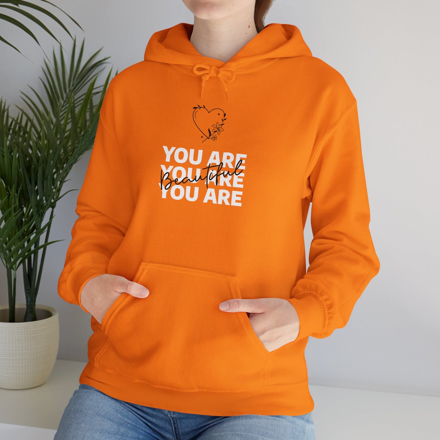 You Are Beautiful Unisex Heavy Blend™ Hooded Sweatshirt