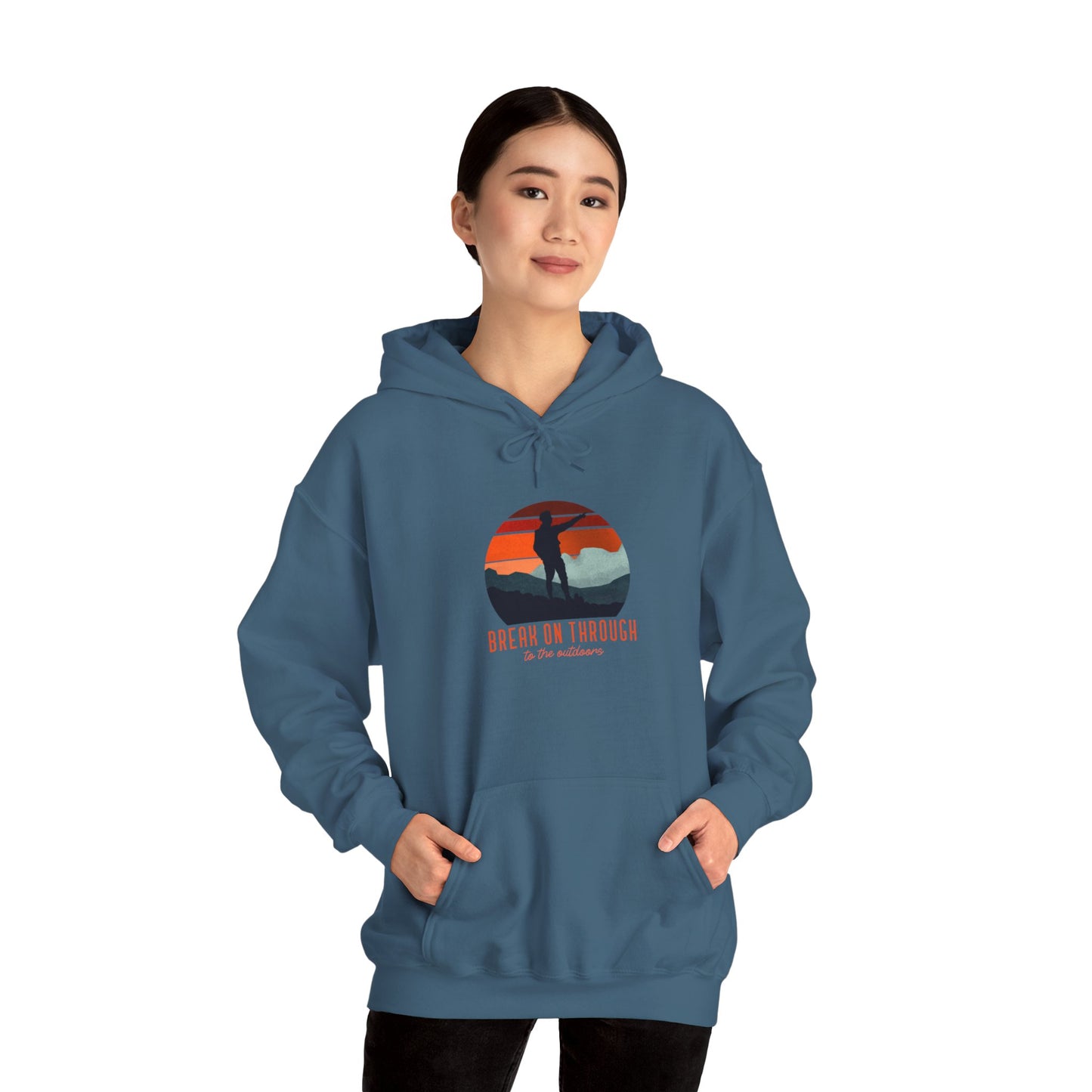 Break On Through Unisex Heavy Blend™ Hooded Sweatshirt