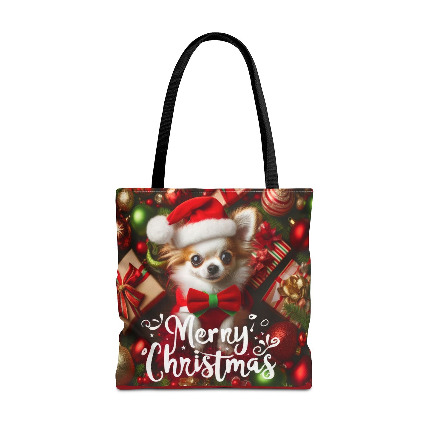 Merry Chihuahua Tote Bag (AOP)