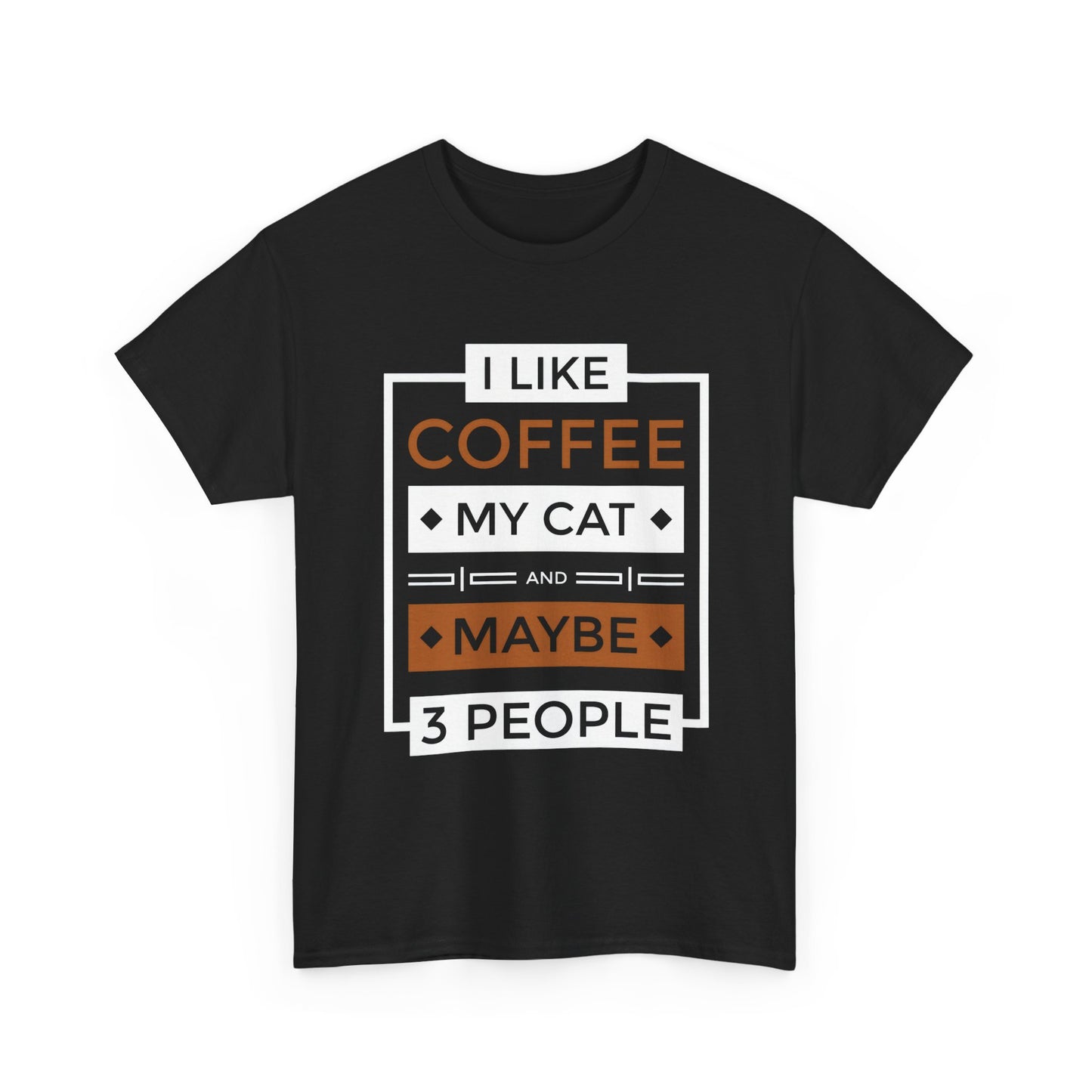 Coffee Cat Lover T-shirt, Funny Graphic Tee