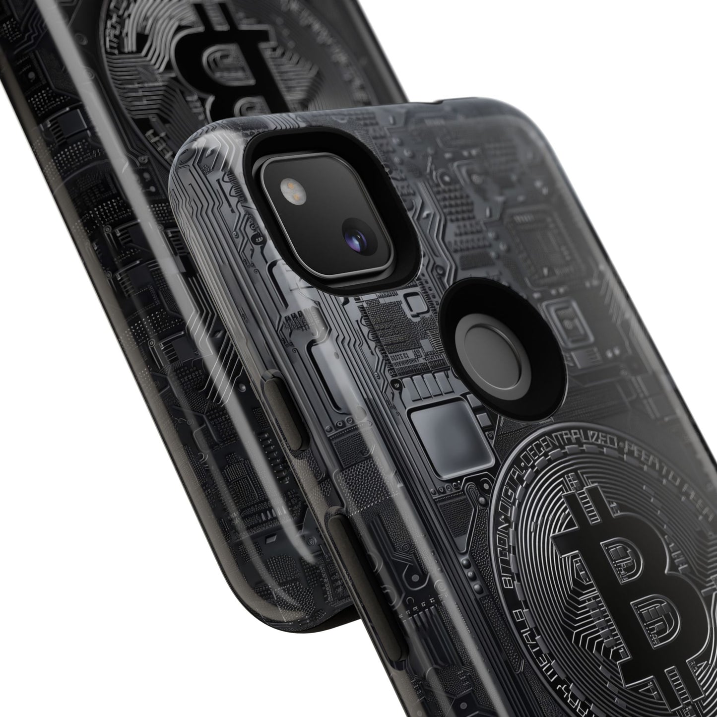 Bitcoin Google Pixel Tough Phone Case, Cryptocurrency Protection Cover