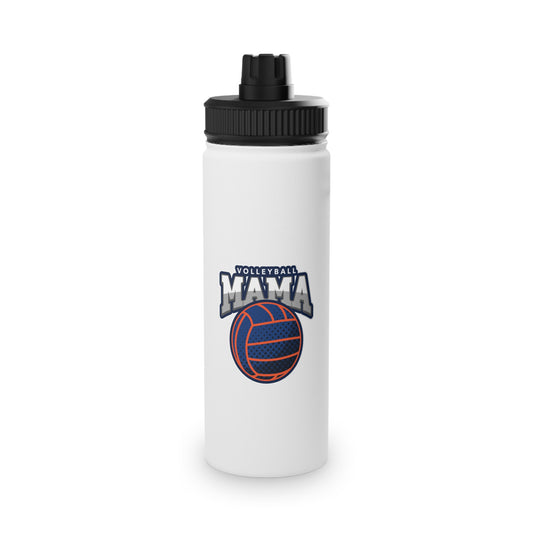 Volleyball Mama Stainless Steel Water Bottle, Sports Lid