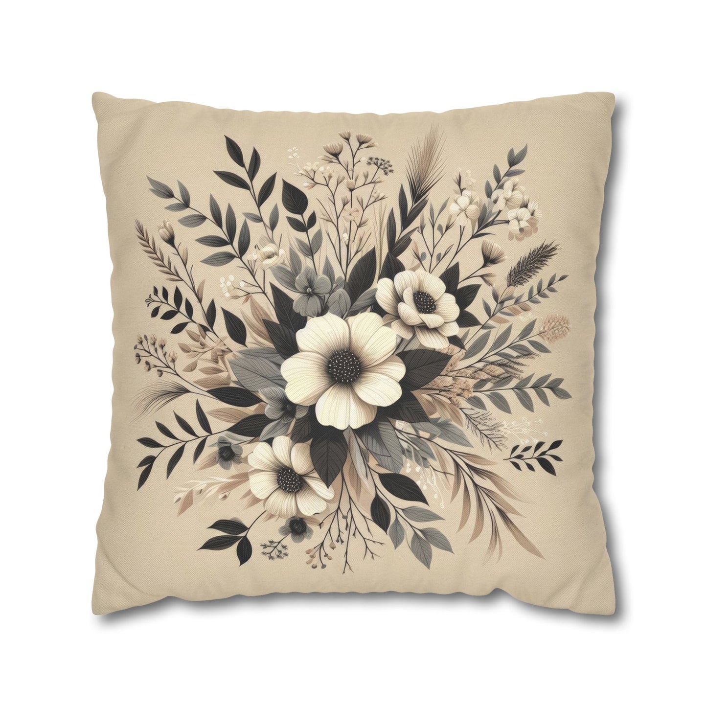 Autumn's Embrace Spun Polyester Square Pillowcase