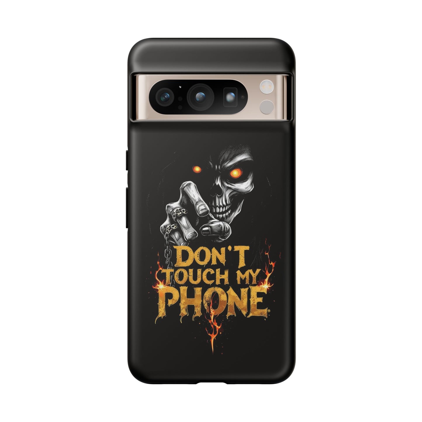 Skull Google Pixel Tough Cases, Don't Touch My Phone
