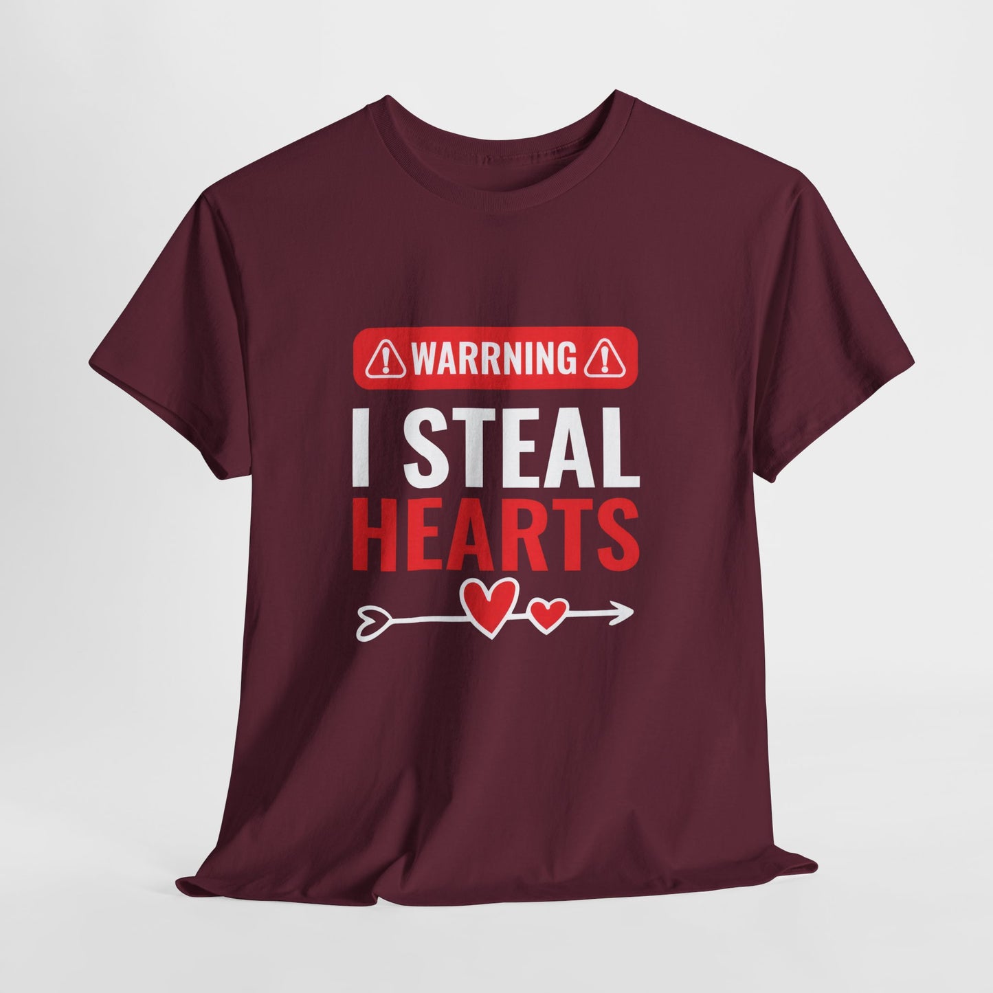 Warning I Steal Hearts Tee