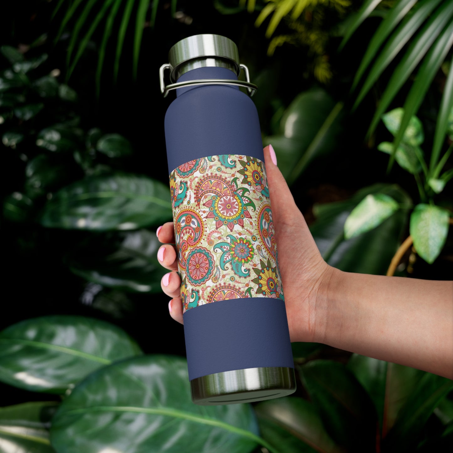 Indian Breath Copper Vacuum Insulated Bottle, 22oz