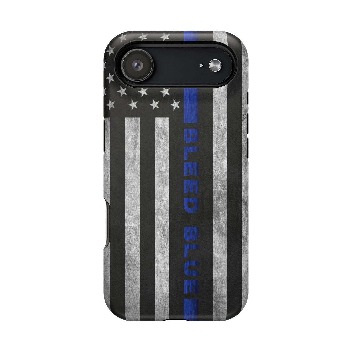 Police Magnetic Phone Cases, Bleed Blue