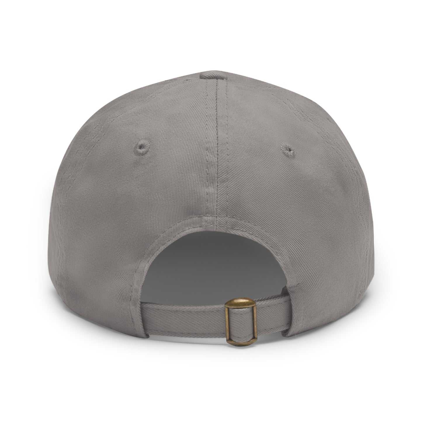 Bitcoin Dad Hat with Leather Patch (Round)